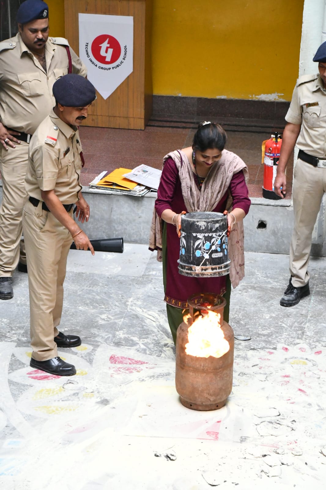 Fire Demonstration Drill